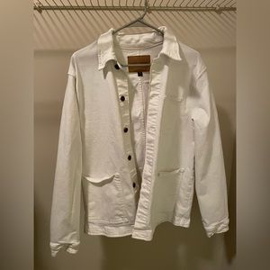 Lucky Brand Men’s White Denim Jacket